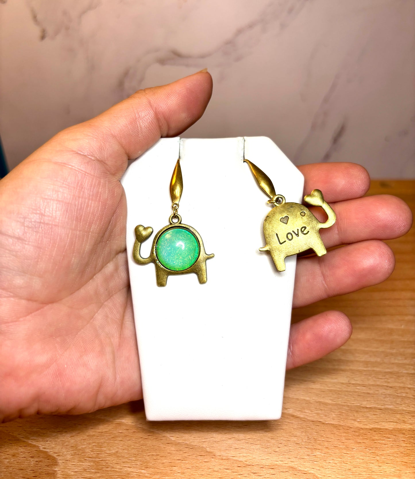Mood Color Changing Elephant Earrings
