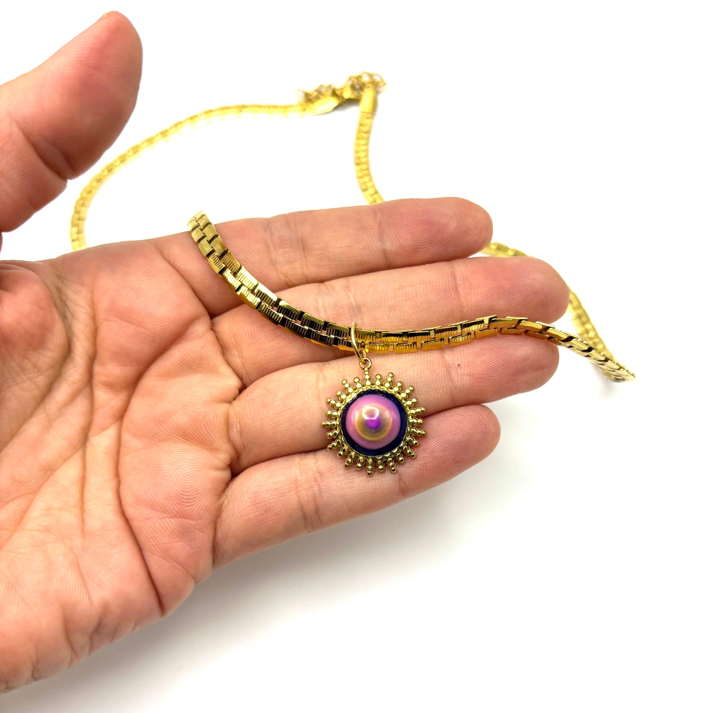 Color Changing Evil Eye Necklace