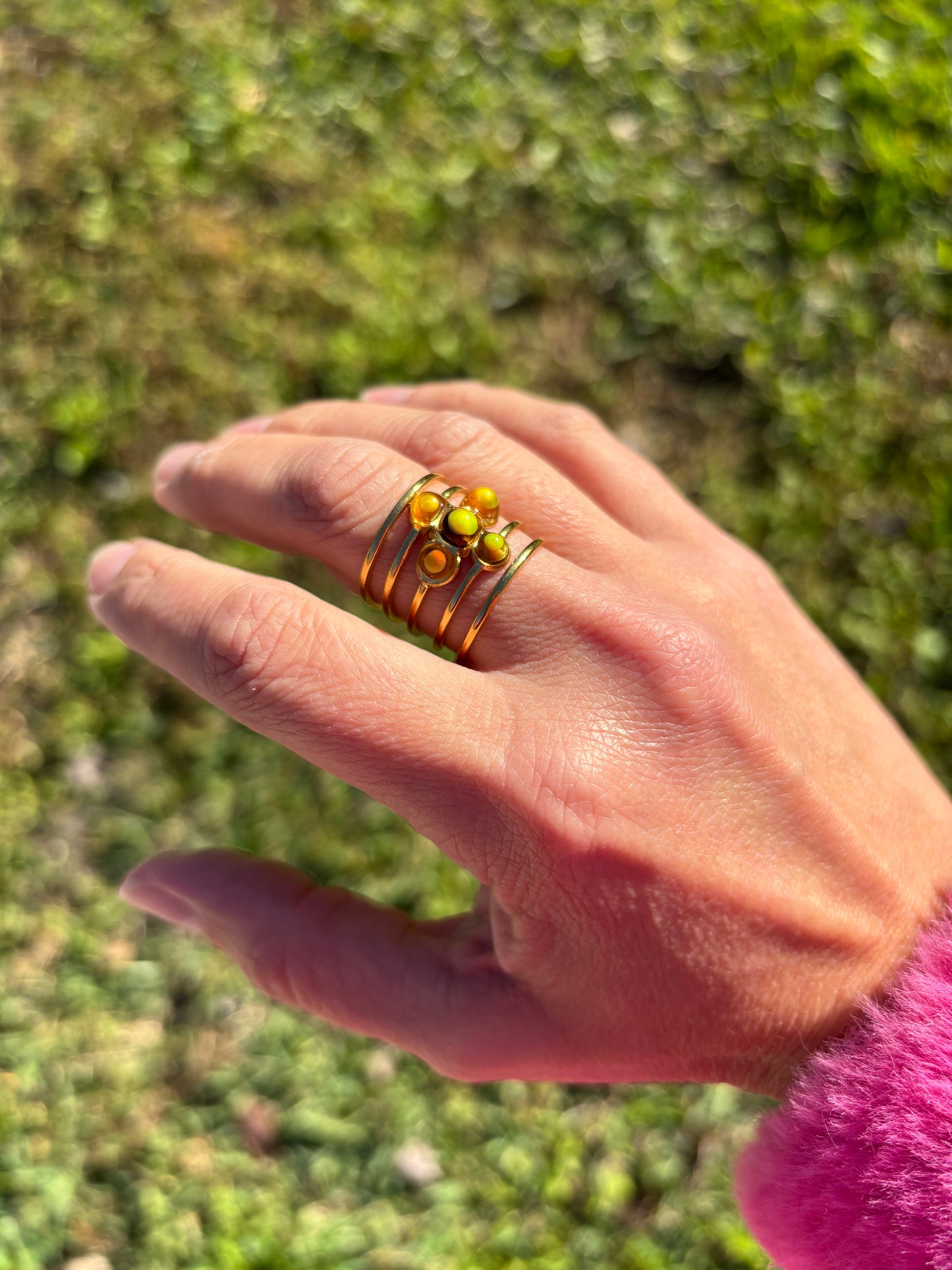 Color Changing Tigers Eye Mood Ring