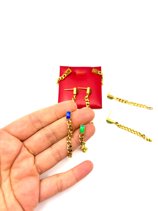 Color Changing Chain Earrings