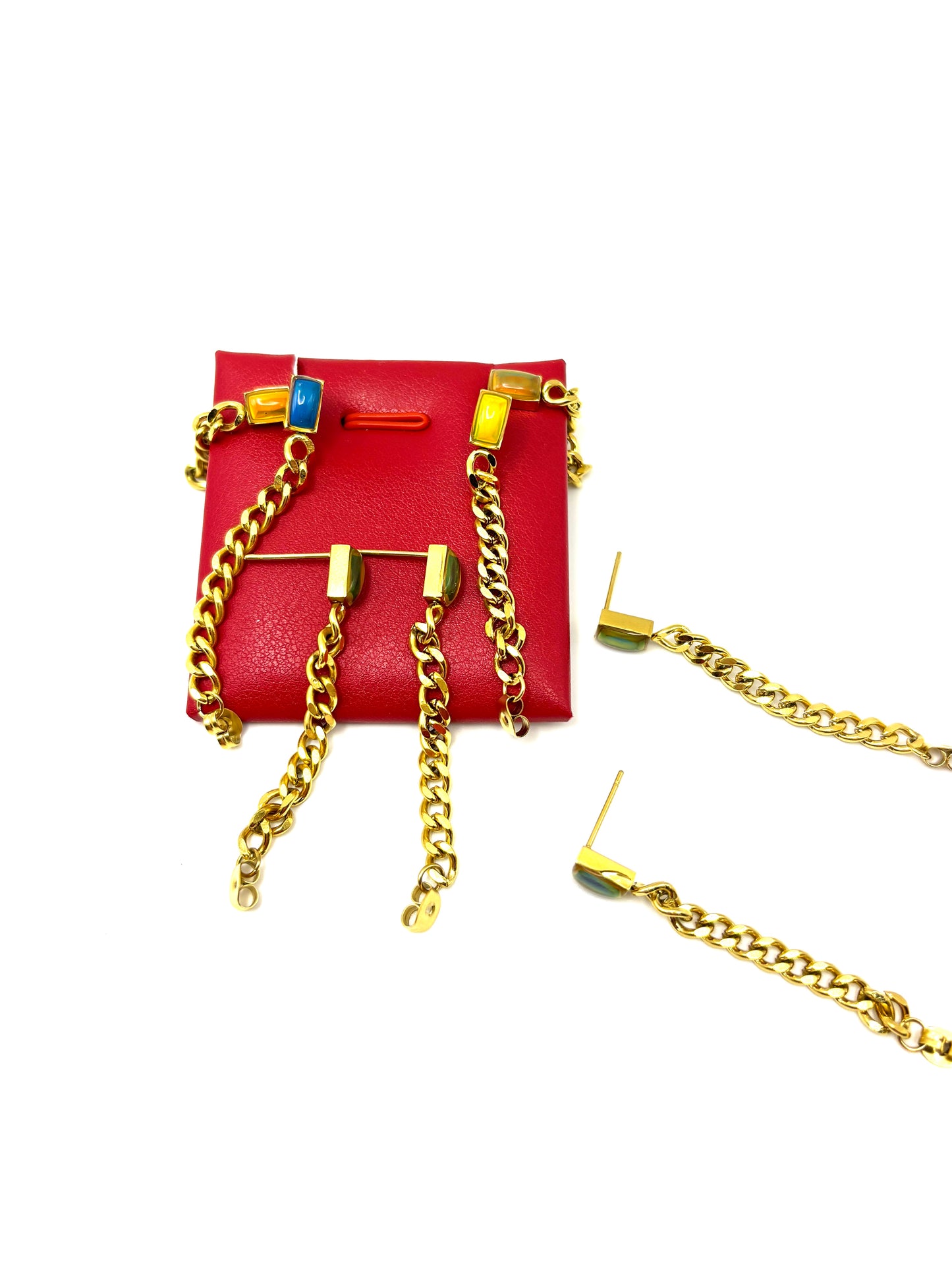 Color Changing Chain Earrings