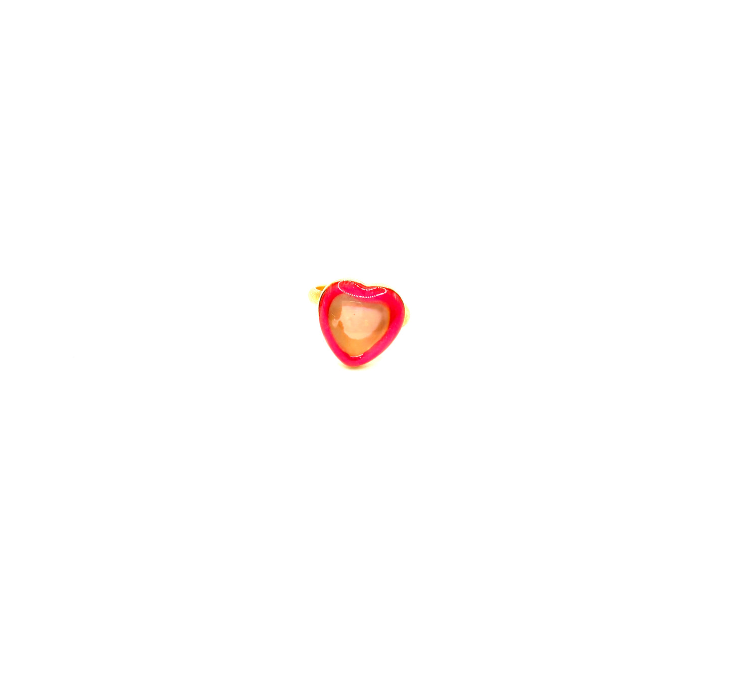 Mood Color Changing Glow Heart Ring