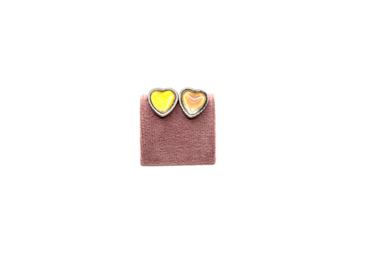 Mood Color Changing Heart Stud Earrings