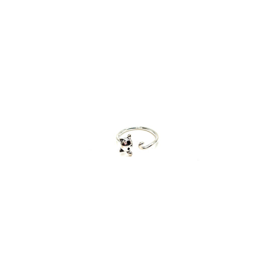 Sterling Silver Cat Ring