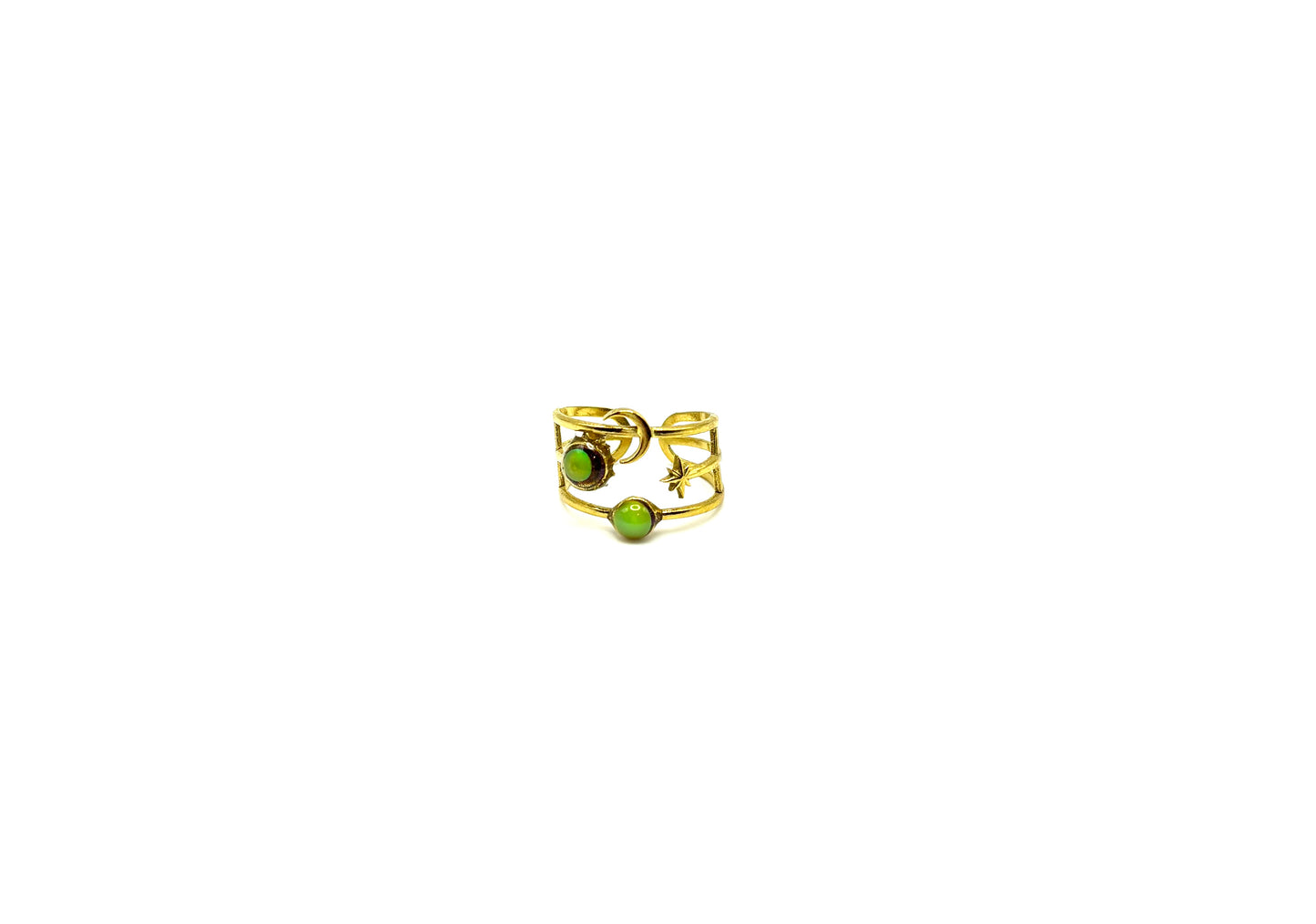 Sun and Moon Mood Ring