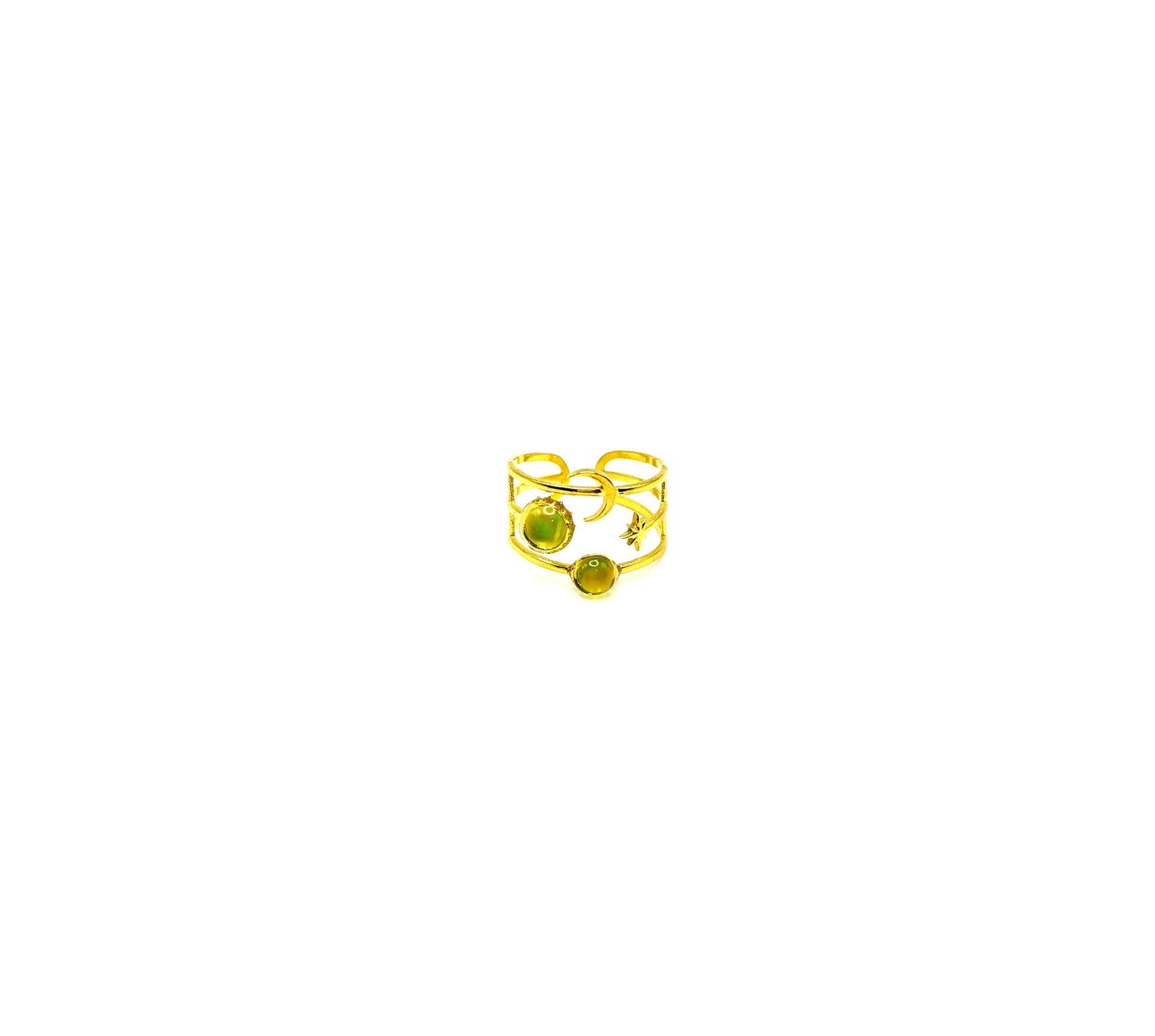 Mood Sea Glass™ Sun and Moon Ring