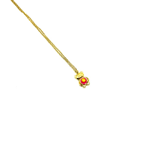 Mood Sea Glass™ Teddy Bear Pendant