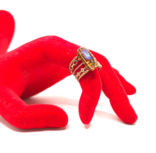 Color Changing Mood Sea Glass™ Ring