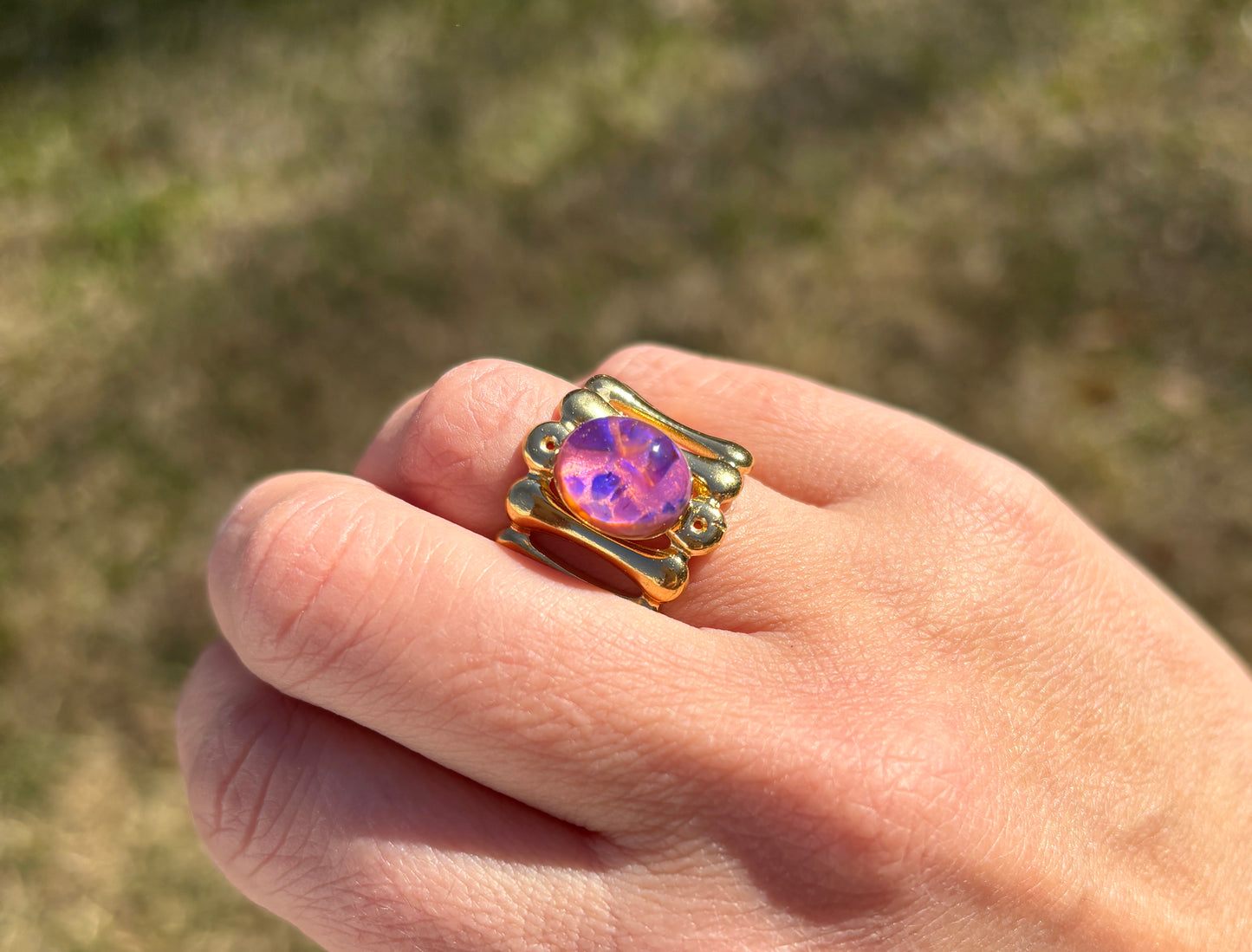 Mood Sea Glass™ Mosaic Ring