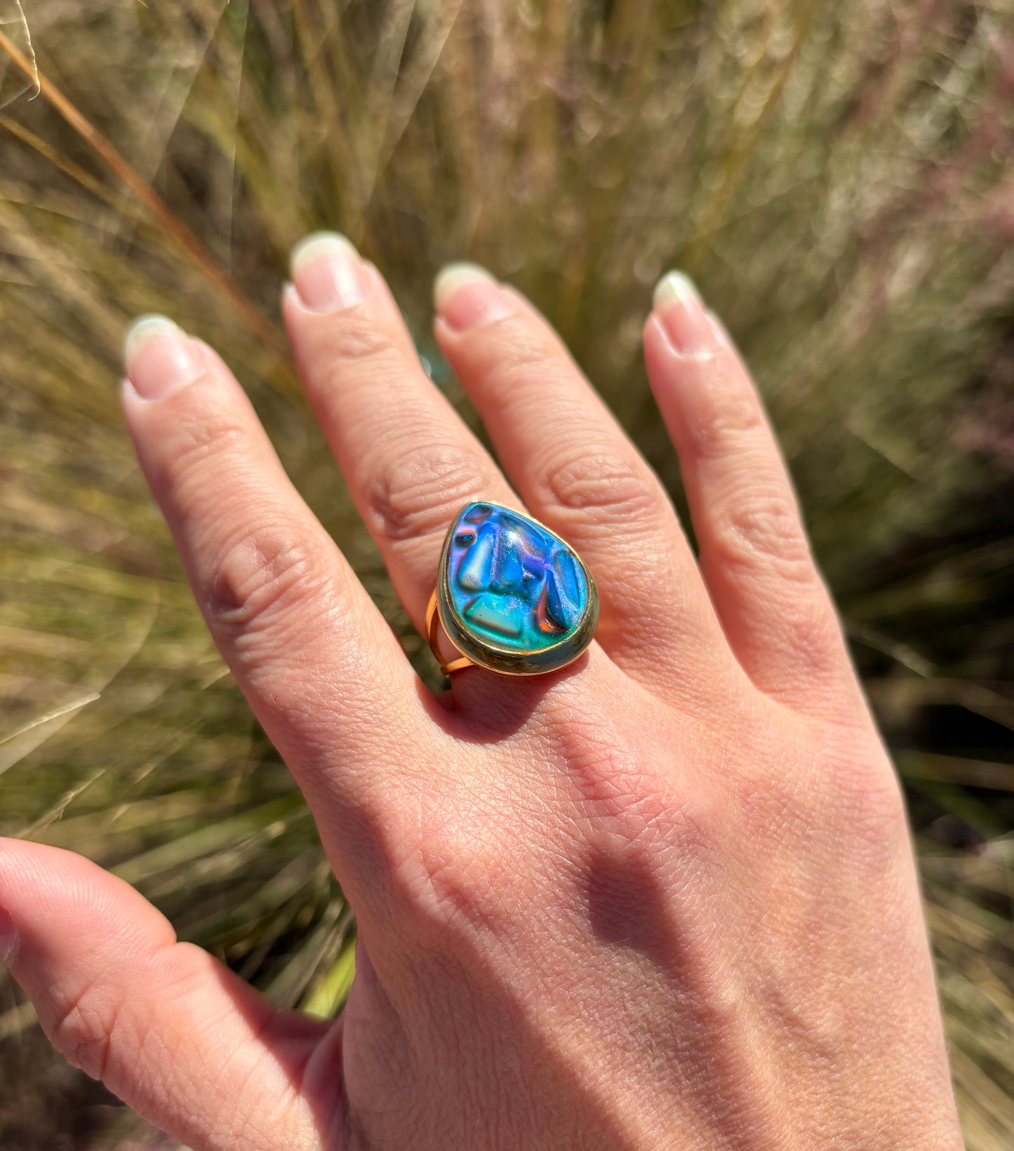 Mood Sea Glass™ Mosaic Ring