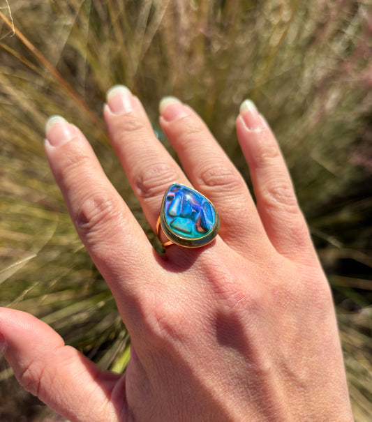 Mood Sea Glass™ Mosaic Ring