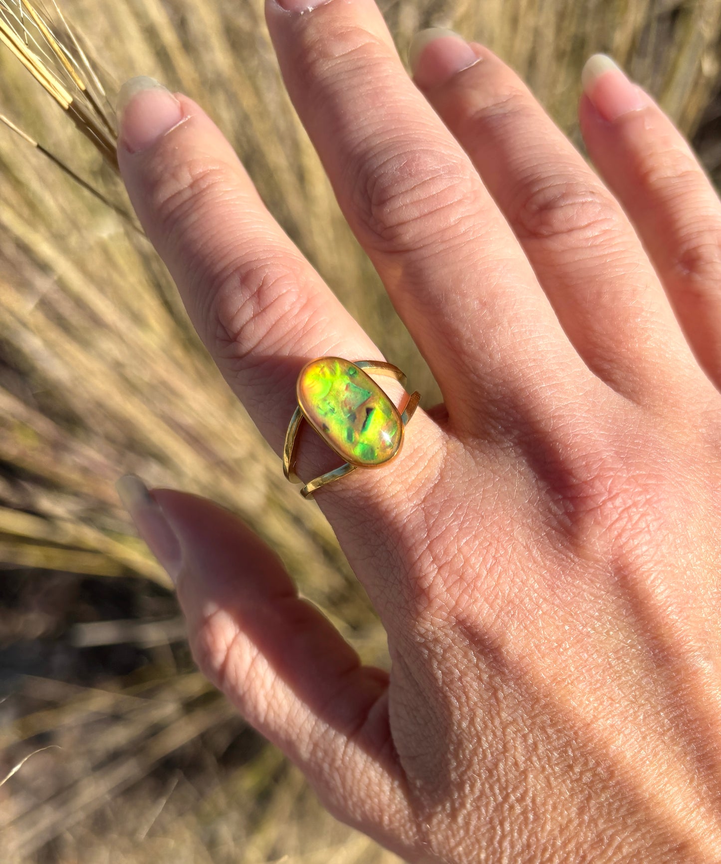 Mood Sea Glass™ Mosaic Ring
