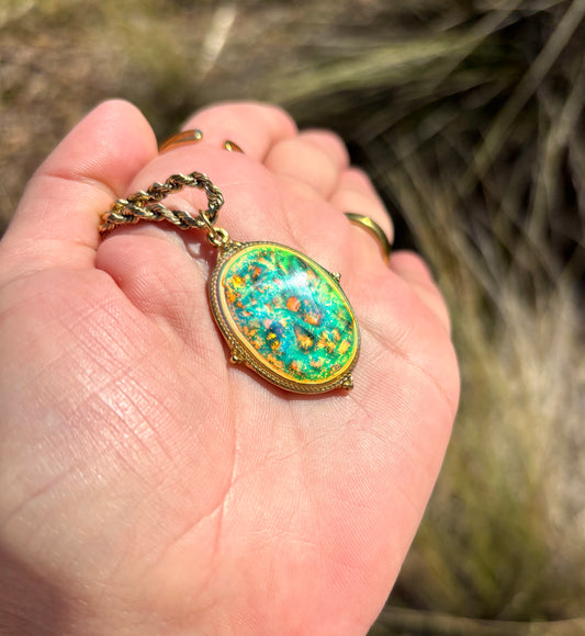 Mood Sea Glass™  Gold Necklace