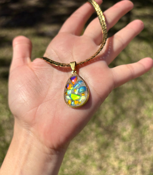 Mood Sea Glass™ Mosaic Pendant