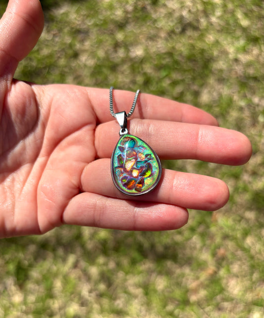 Mood Sea Glass™ Mosaic Pendant