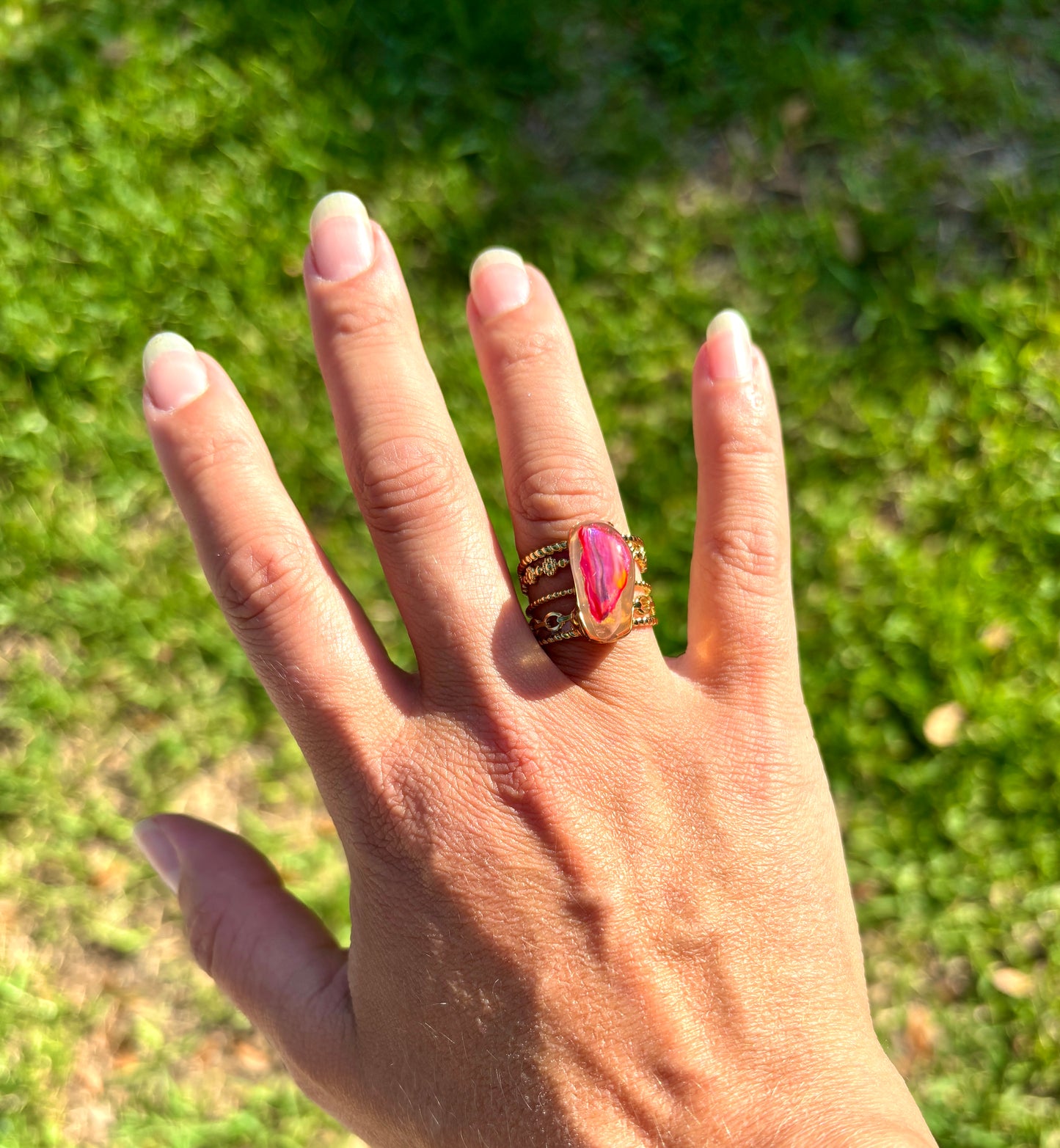 Mood Sea Glass™ Mood Ring