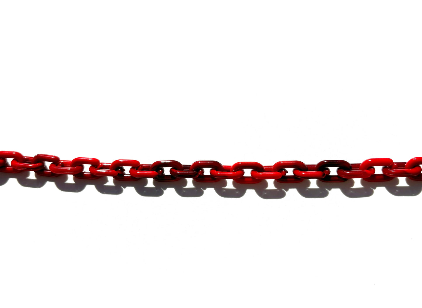 Marbled Red Acrylic Chain