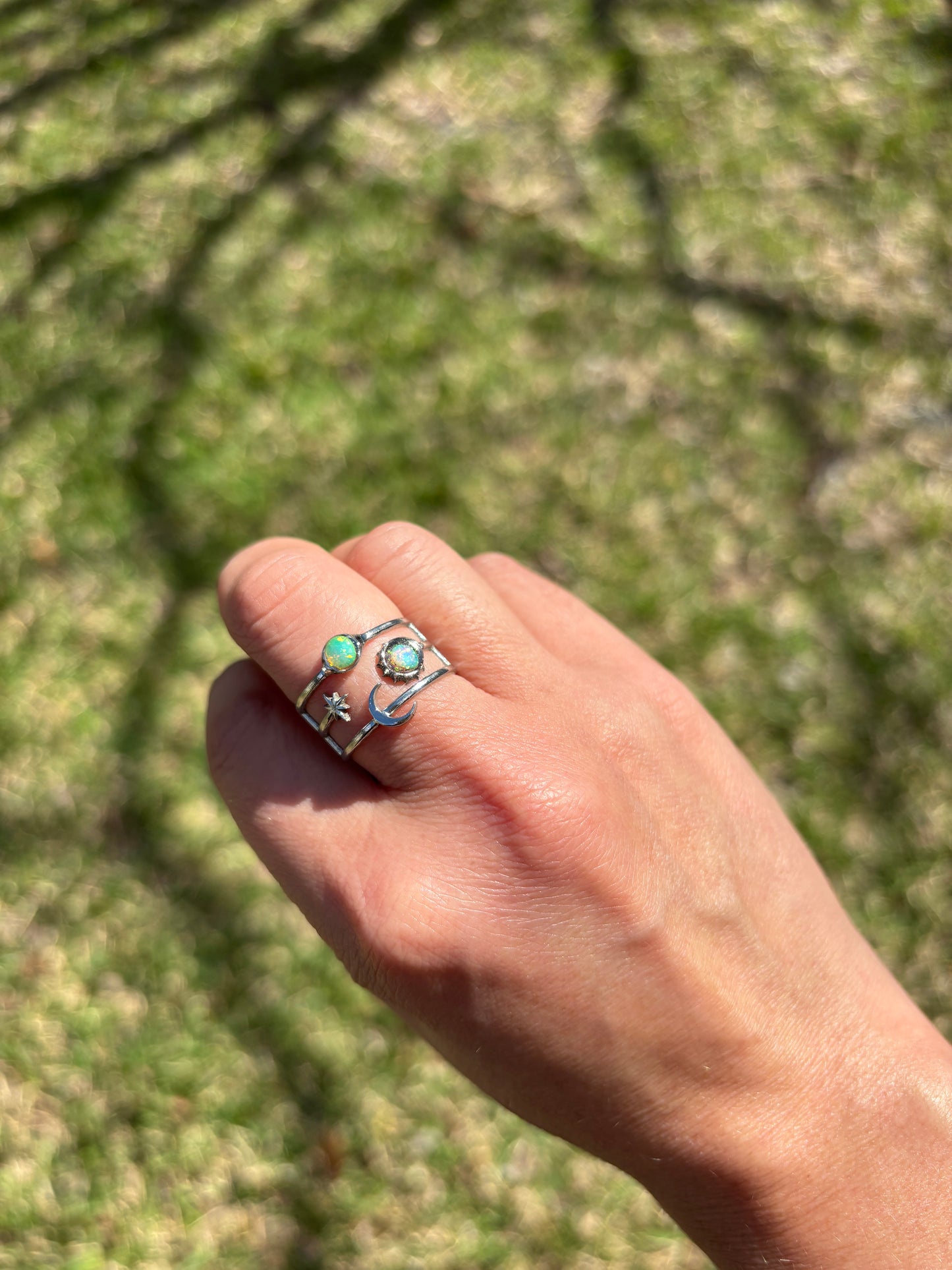 Sun and Moon Mood Ring