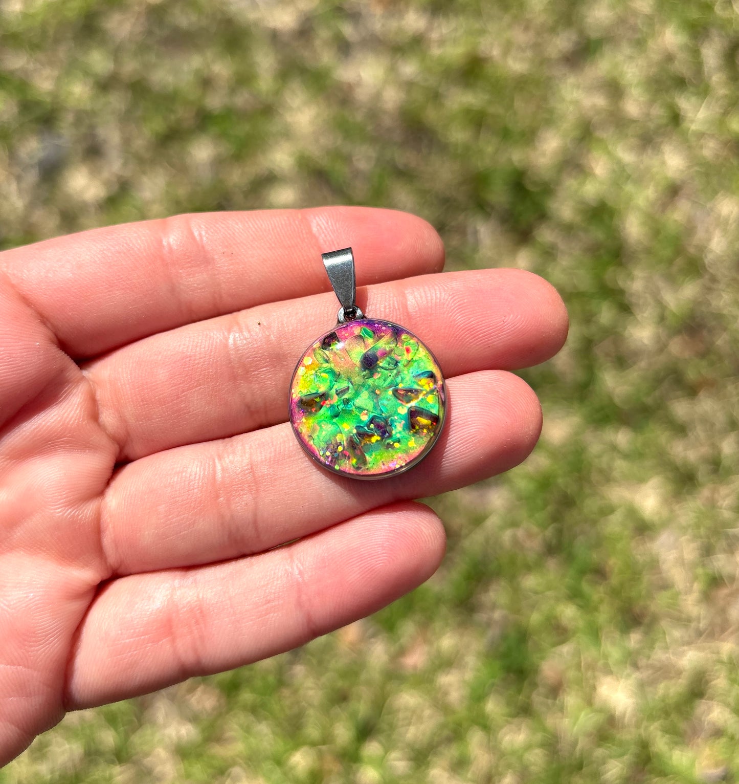 Mood Sea Glass™ Mosaic Pendant