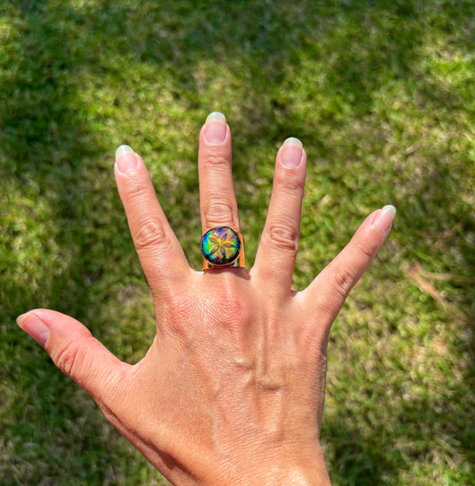 Sand Dollar Mood Ring