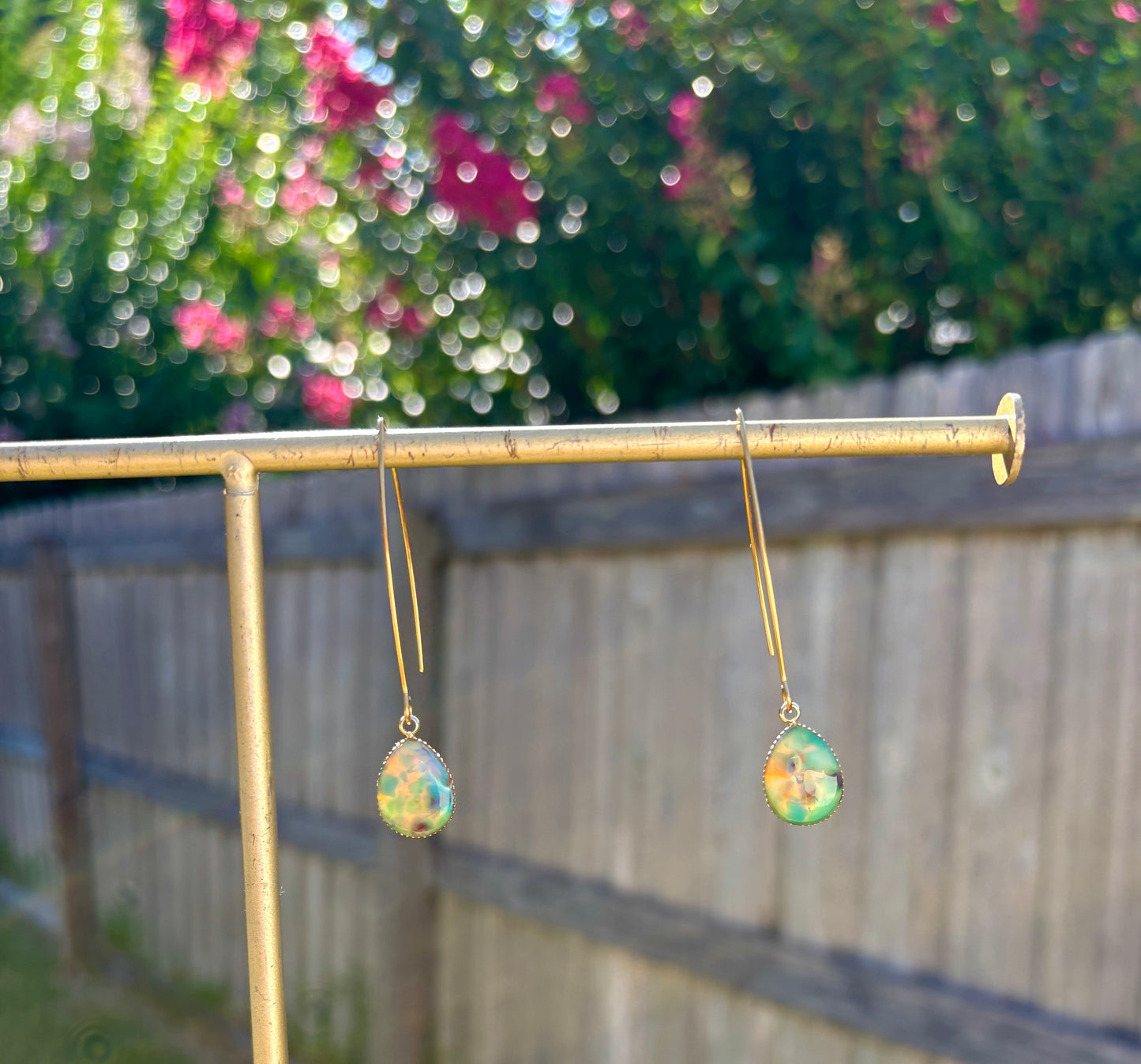 Mood Sea Glass™ Tear Drop Earrings