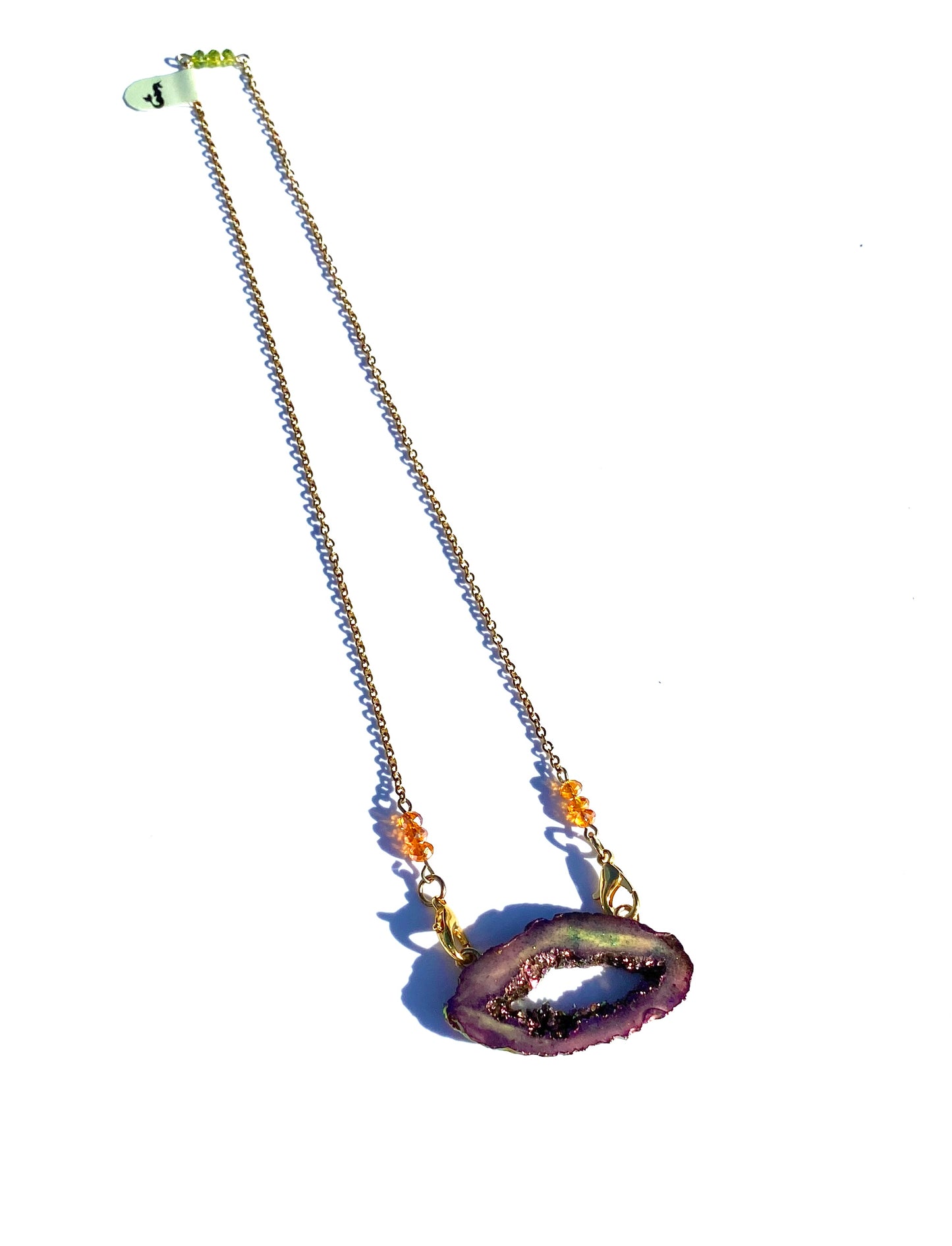 Mermacorn™ Geode Charm Necklace