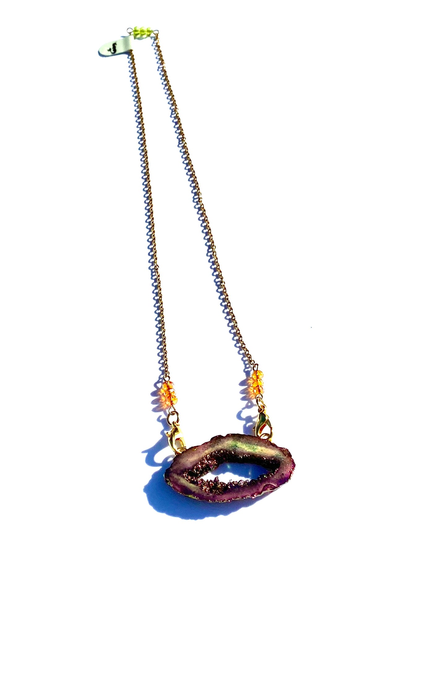 Mermacorn™ Geode Charm Necklace
