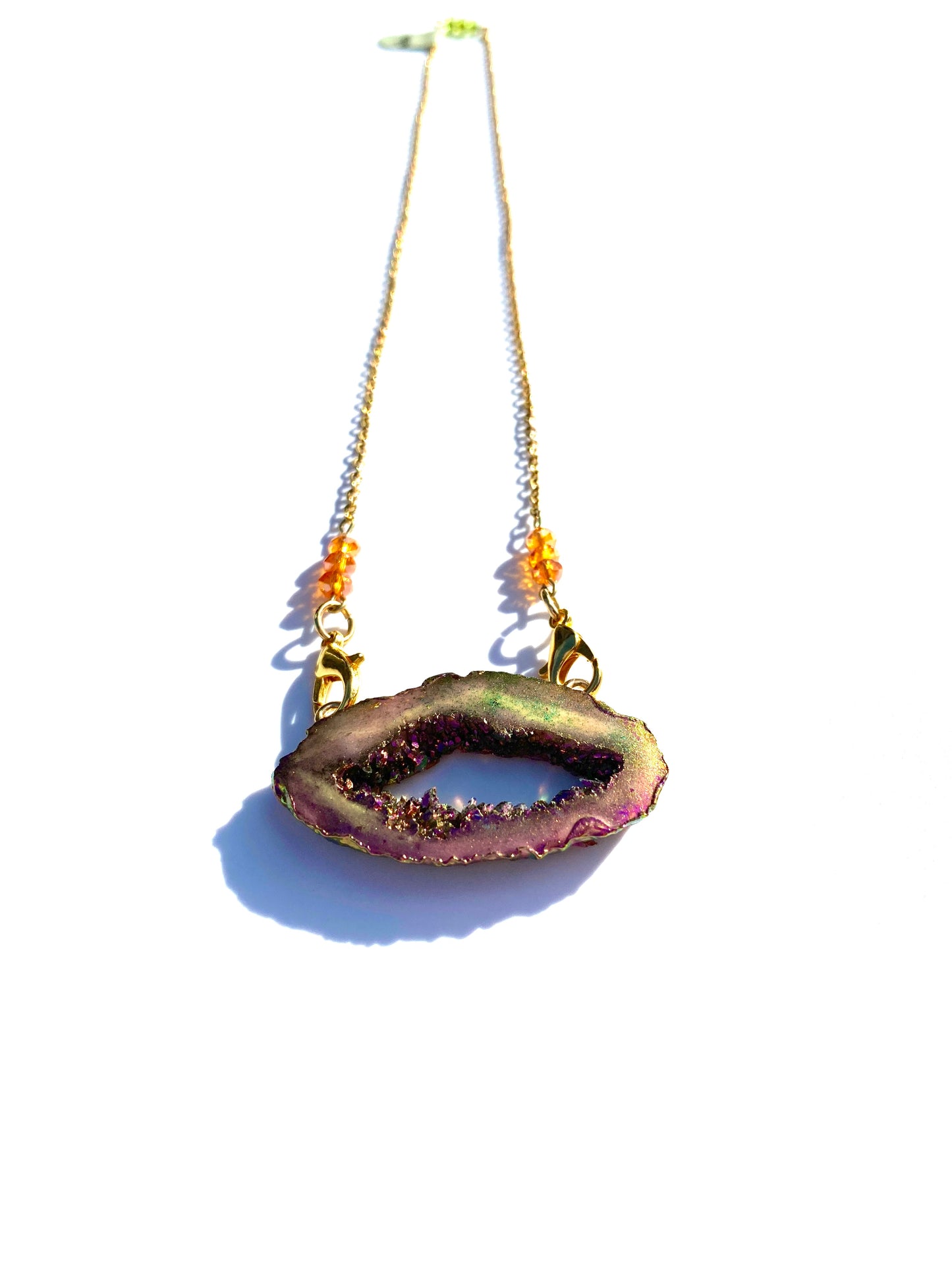 Mermacorn™ Geode Charm Necklace