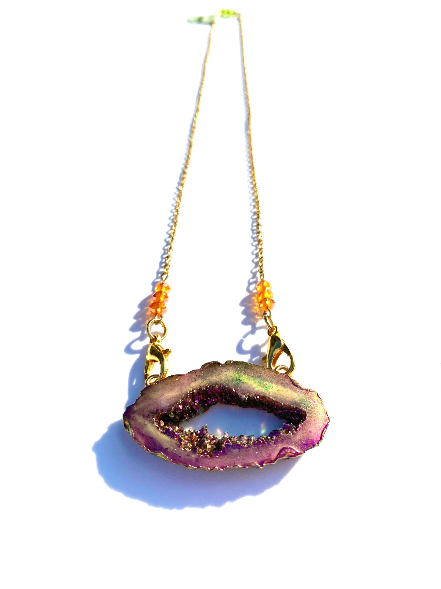 Mermacorn™ Geode Charm Necklace