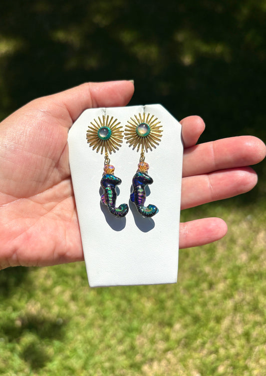 Mood Seahorse Earrings