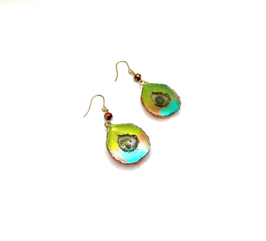 Mood Sea Glass™ Geode Earrings