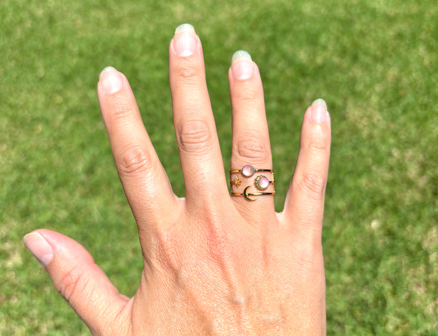 Sun/Moon Color Changing Mood Ring