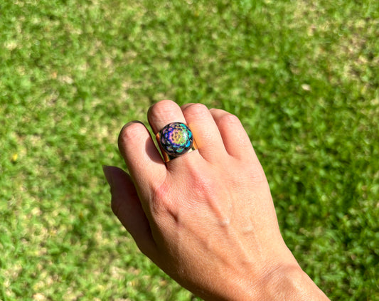 Flower Mood Ring