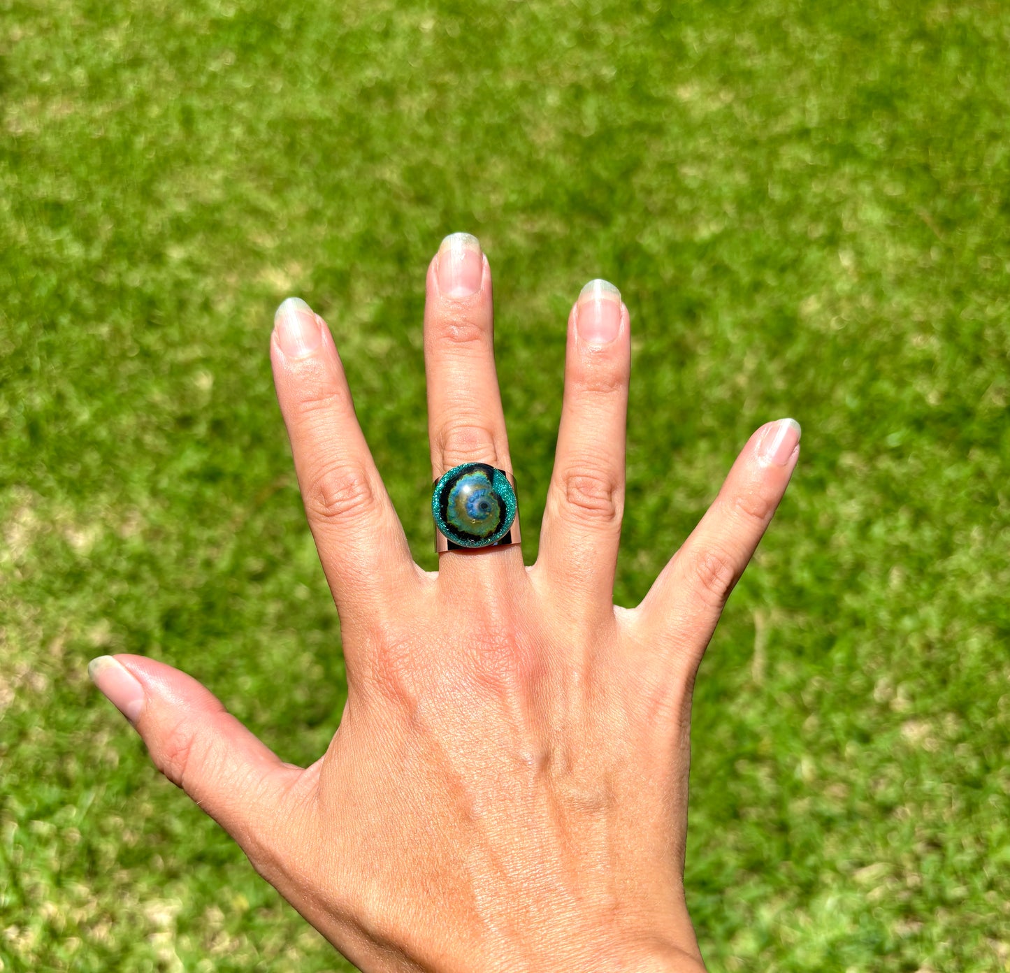 Snail Shell Mood Ring