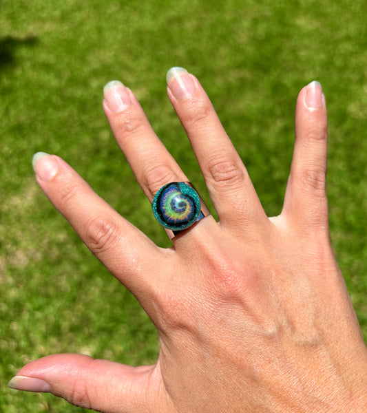 Snail Shell Mood Ring