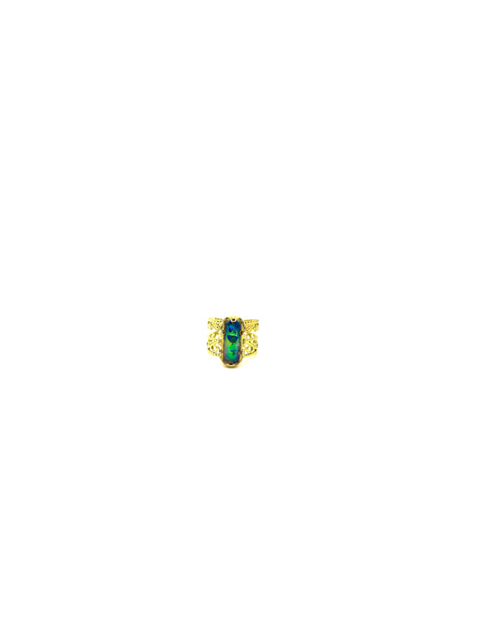 Mood Sea Glass™ Chain Ring