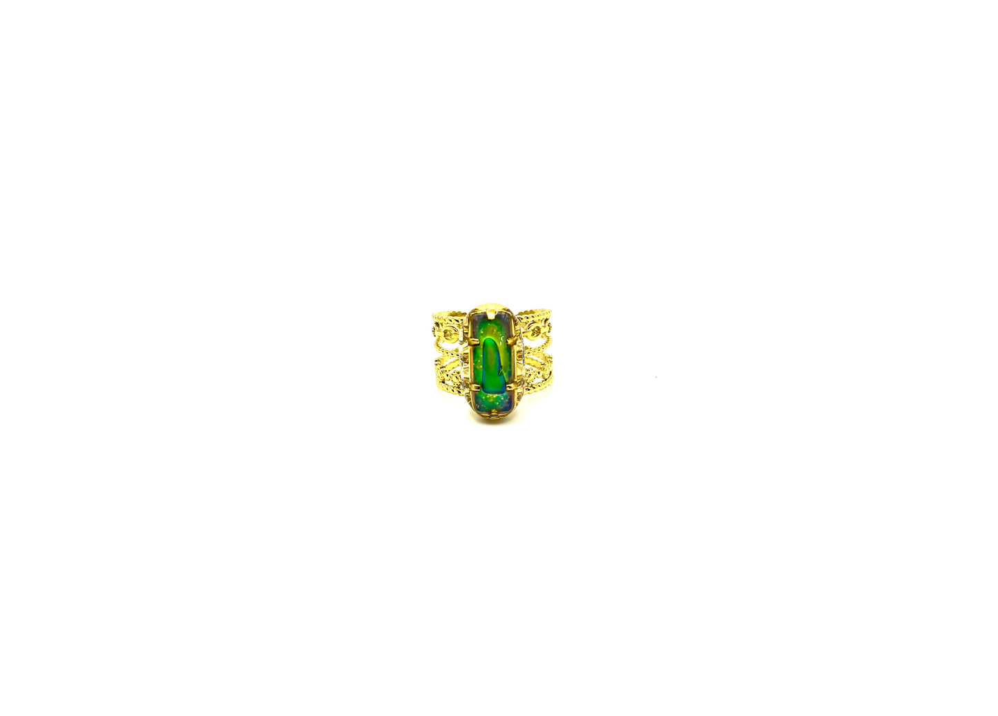 Mood Sea Glass™ Chain Ring