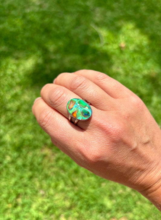 Mood Sea Glass™ Mosaic Ring