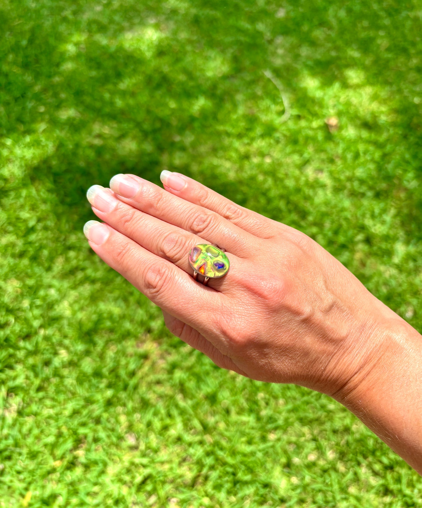 Mood Sea Glass™ Mosaic Ring