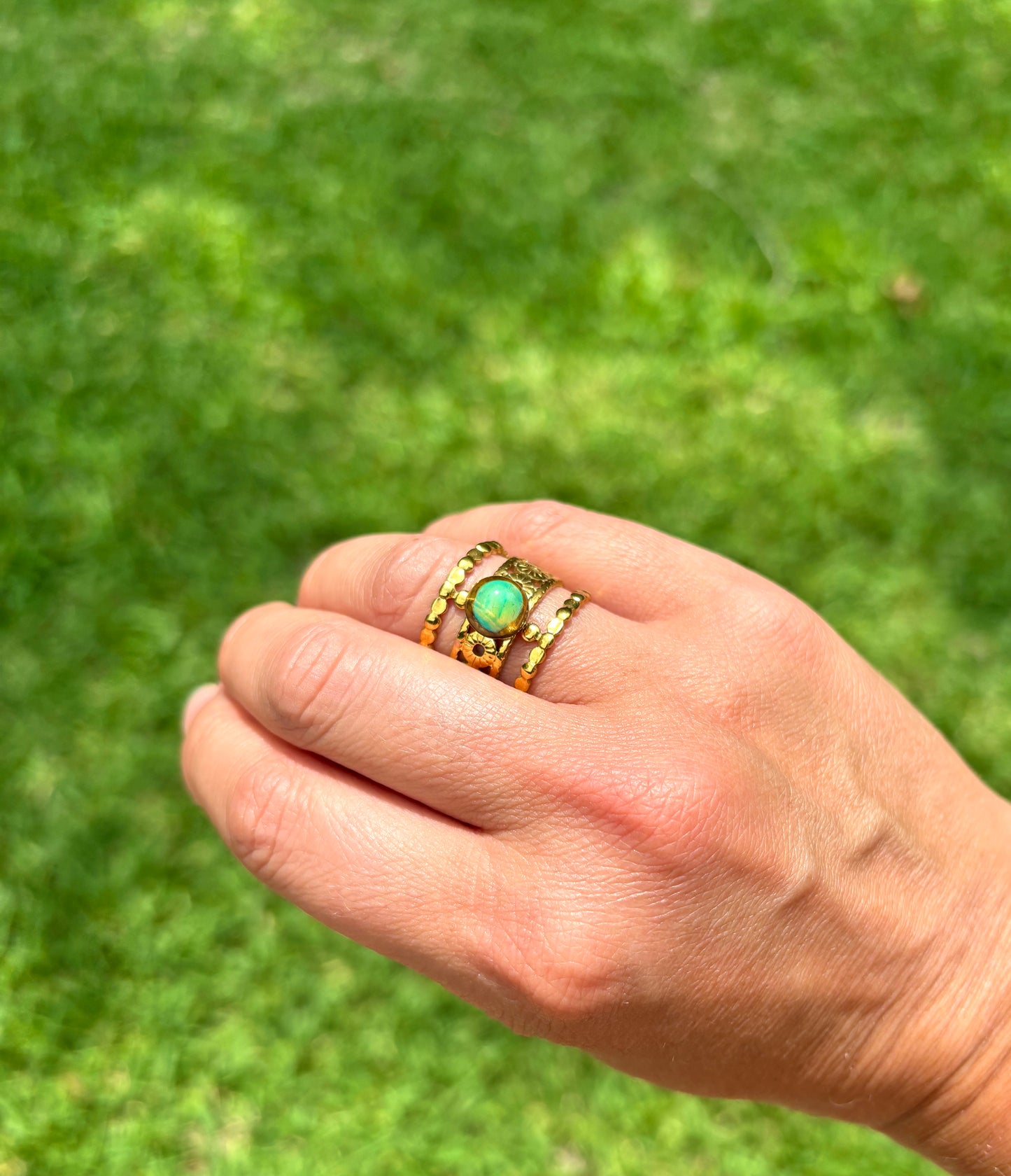 Color Changing Tigers Eye Mood Ring