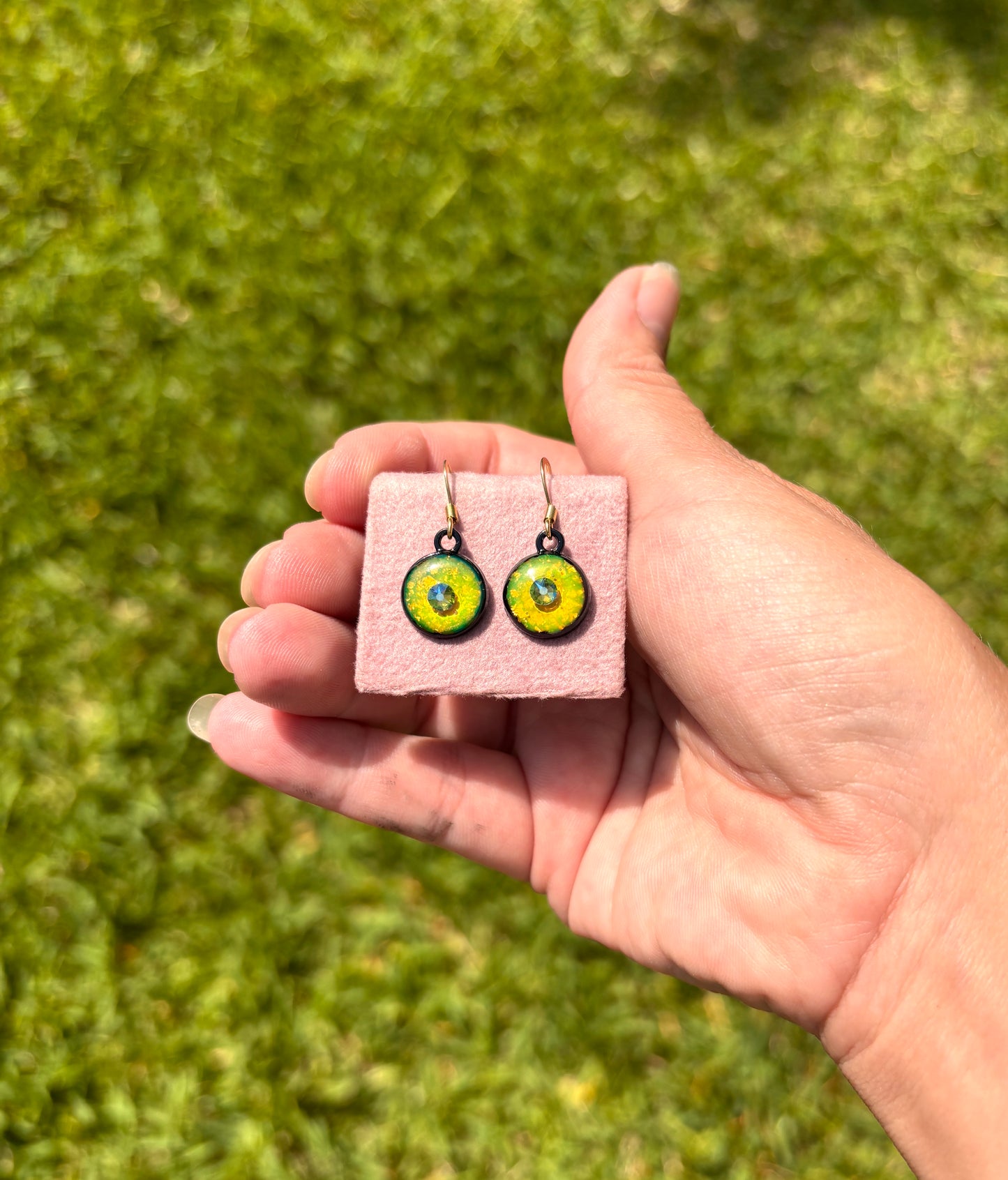 Color Changing Swarovski Earrings