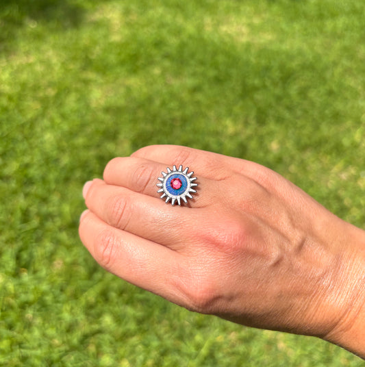 Color Changing Swarovski Ring