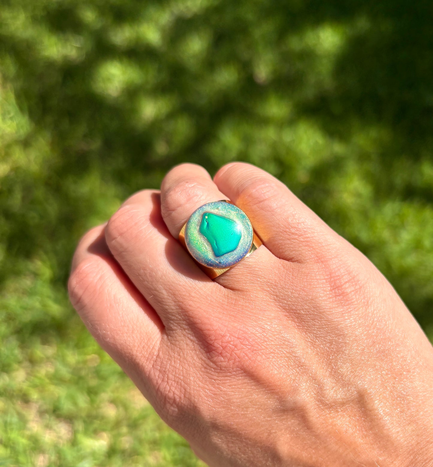 Mood Sea Glass™ Ring