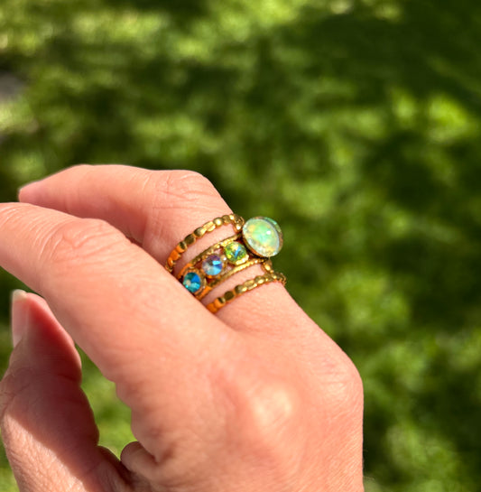 Color Changing Swarovski Ring