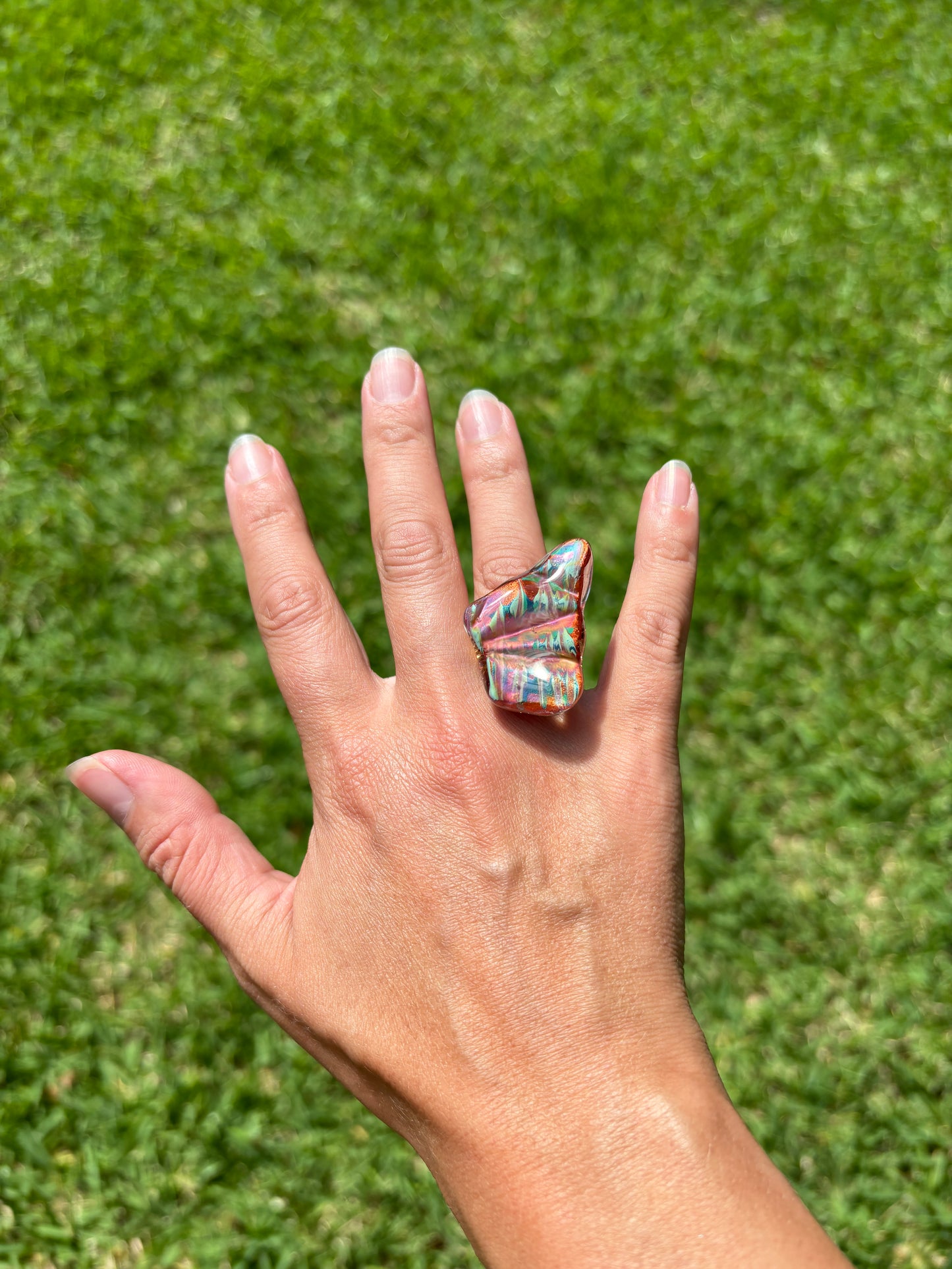 Mood Sea Glass™ Statement Ring