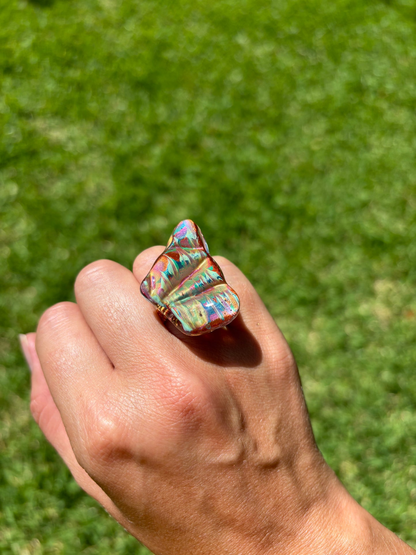 Mood Sea Glass™ Statement Ring