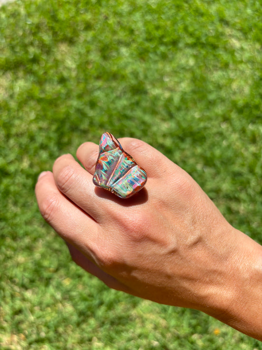 Mood Sea Glass™ Statement Ring