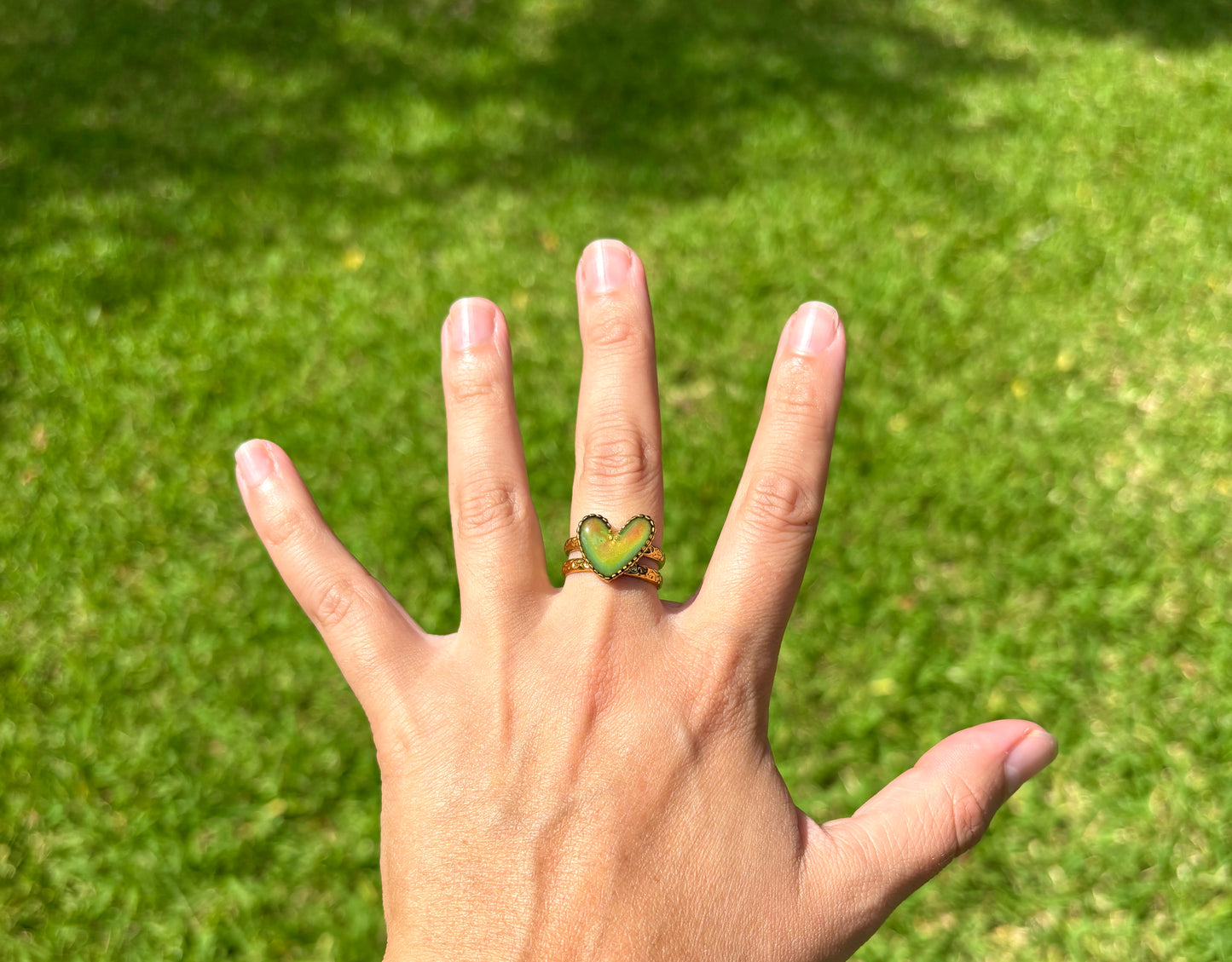 Color Changing Heart Mood Ring