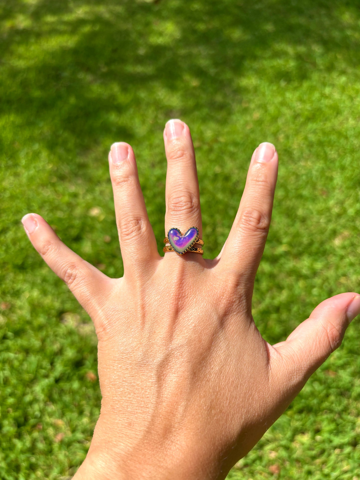 Color Changing Heart Mood Ring