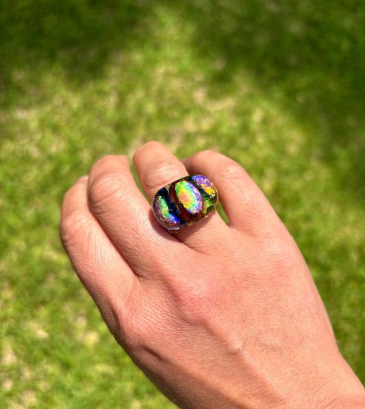Mood Sea Glass™ Trio Ring
